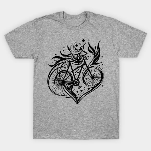 Abstract Bike T-Shirt by Bongonation